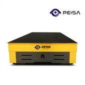 עגלת העברה תעשייתית עם סוללות חשמליות